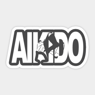 Aikido - Throw Dark Sticker